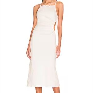 Monrow White Cream Maxi Dress NWT Summer Dress